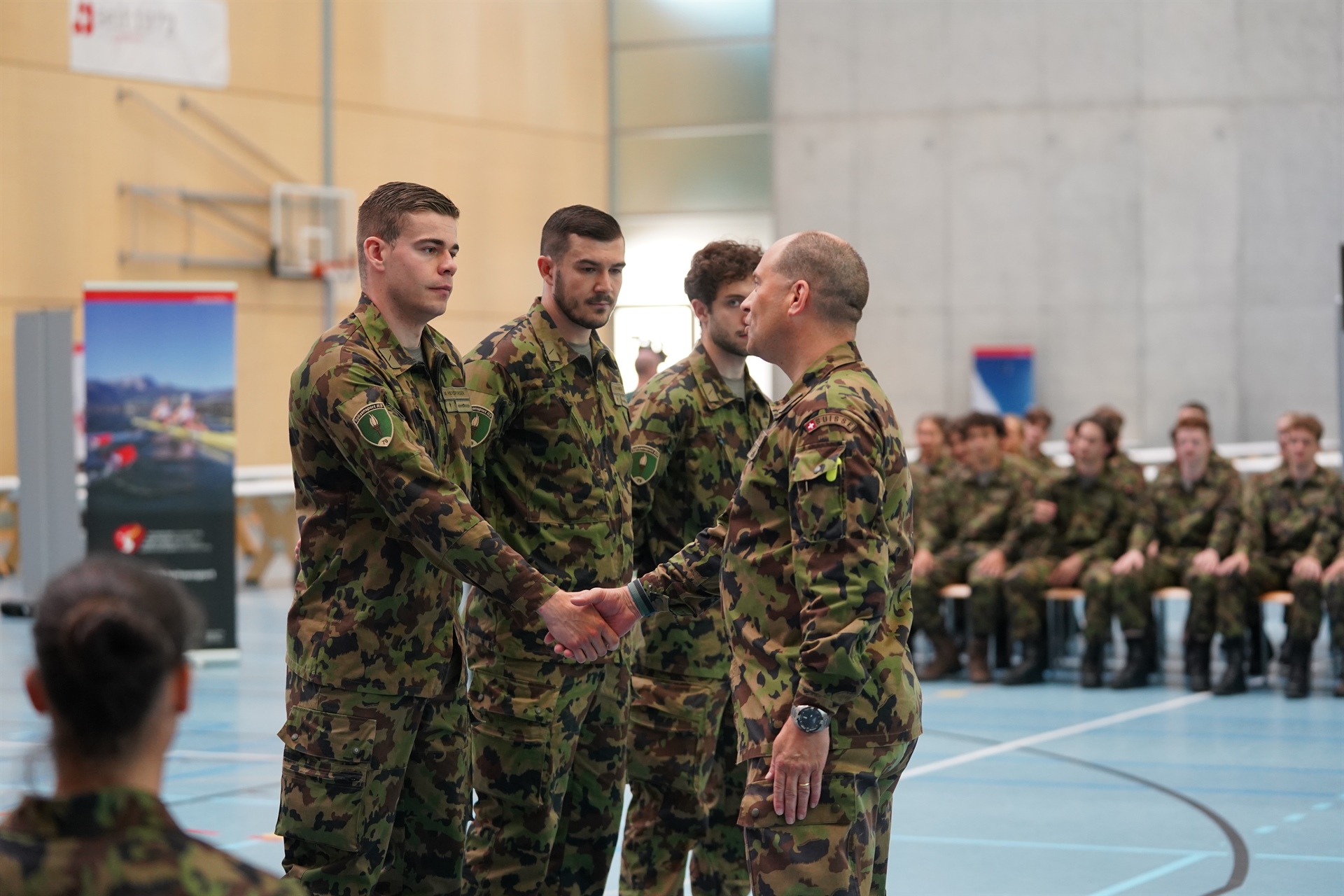 Beförderung unserer Athleten an der Spitzensport RS in Magglingen