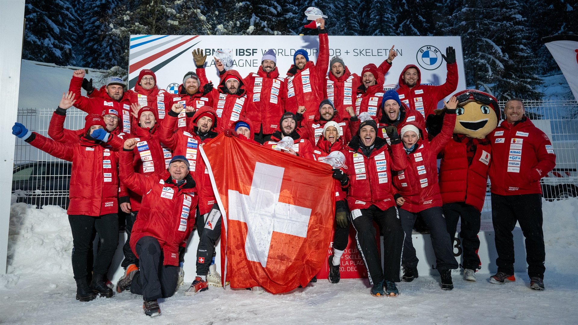 Schweizer Freudentag in La Plagne