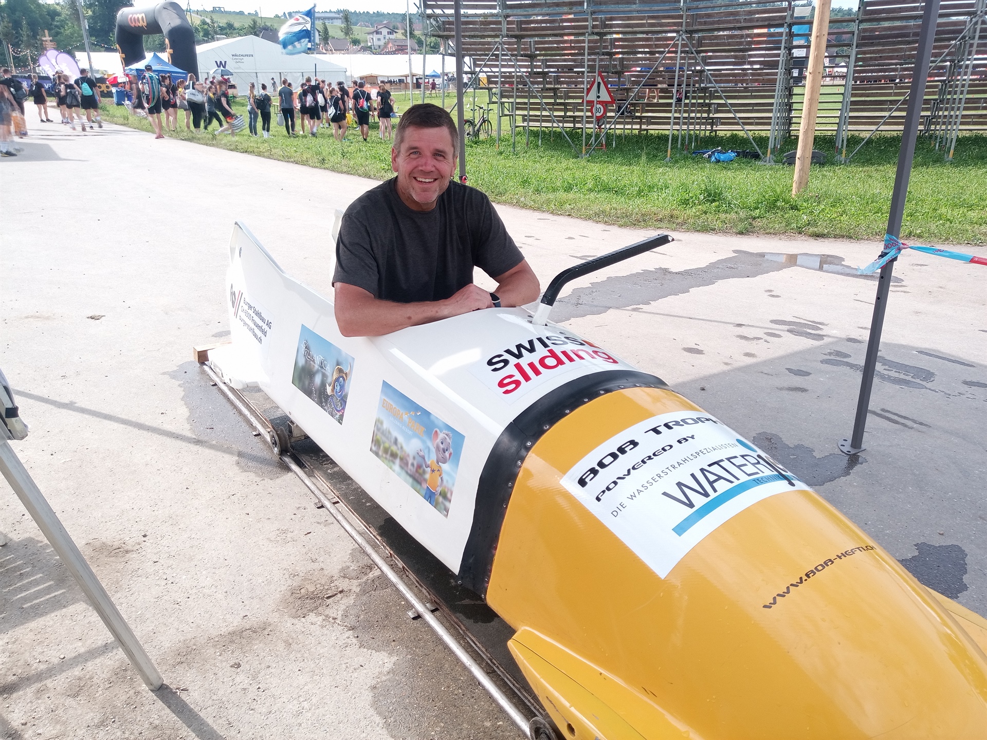 Erste Swiss Sliding Bob Trophy 2024 am Seeländischen Turnfest in Kallnach Bern