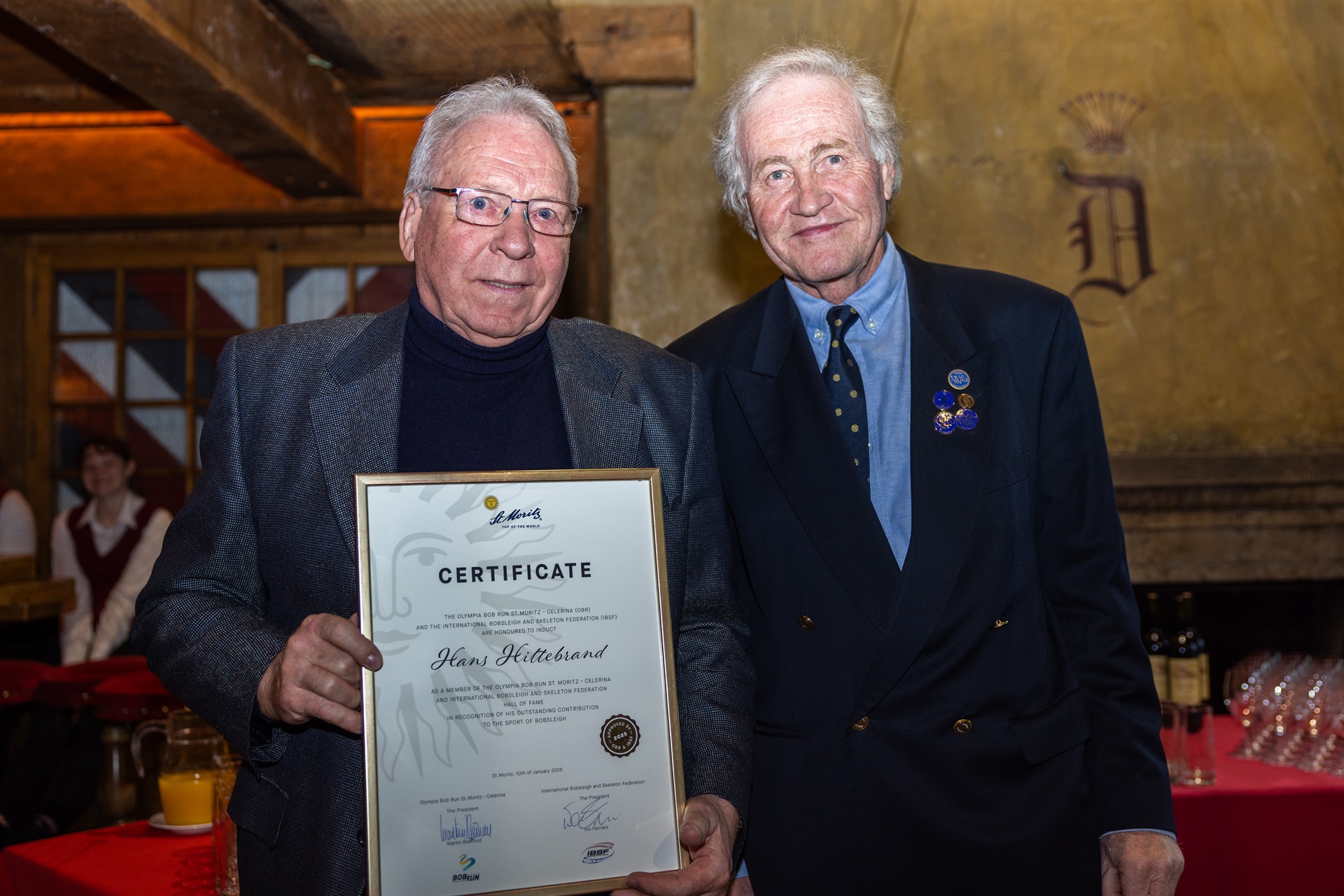 Hans Hiltebrand  Eine Legende des Bobsports vom Zürcher Bobclub