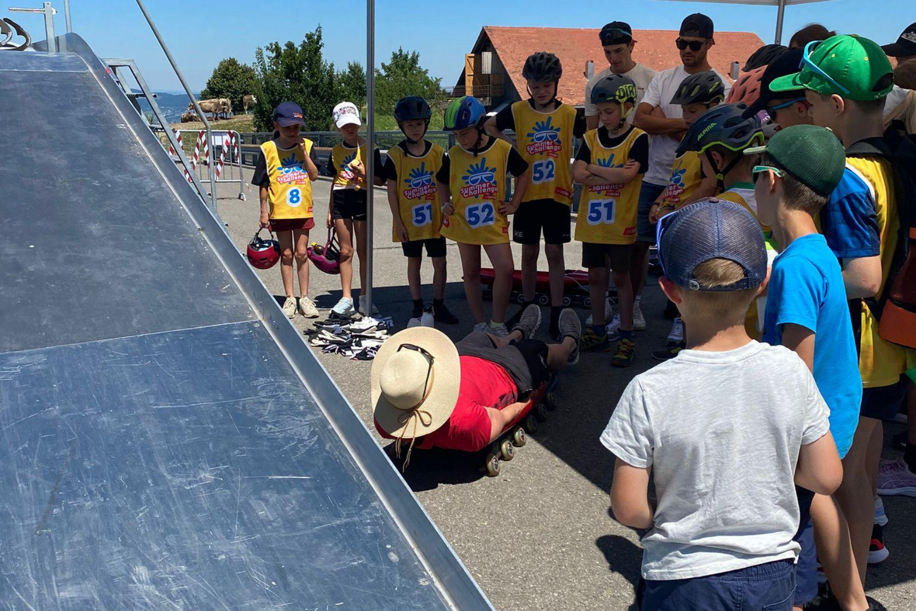 SwissSliding begeistert bei der Swiss-Ski Summer Challenge mit Rodelrampe in Schindellegi
