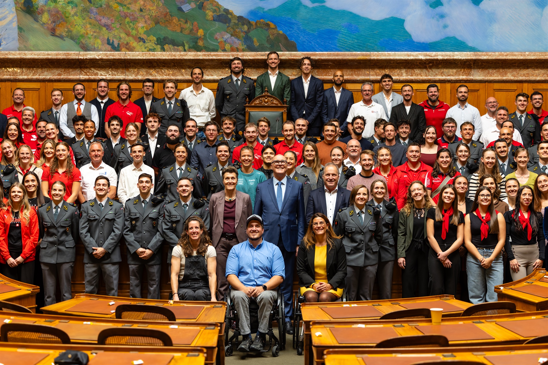 Ehrung im Bundeshaus Bern