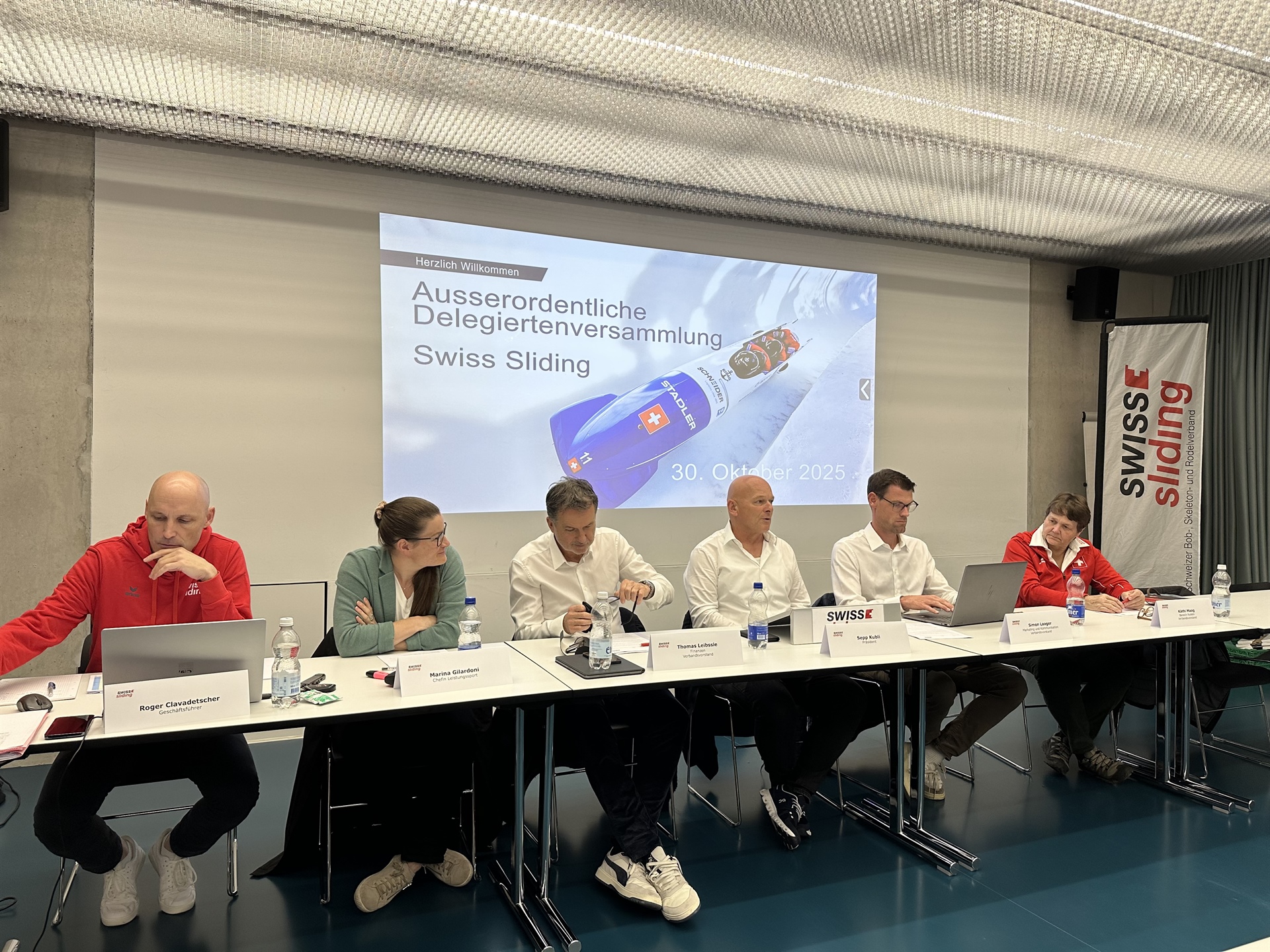 Erfolgreiche ausserordentliche Delegiertenversammlung von Swiss Sliding in Filzbach