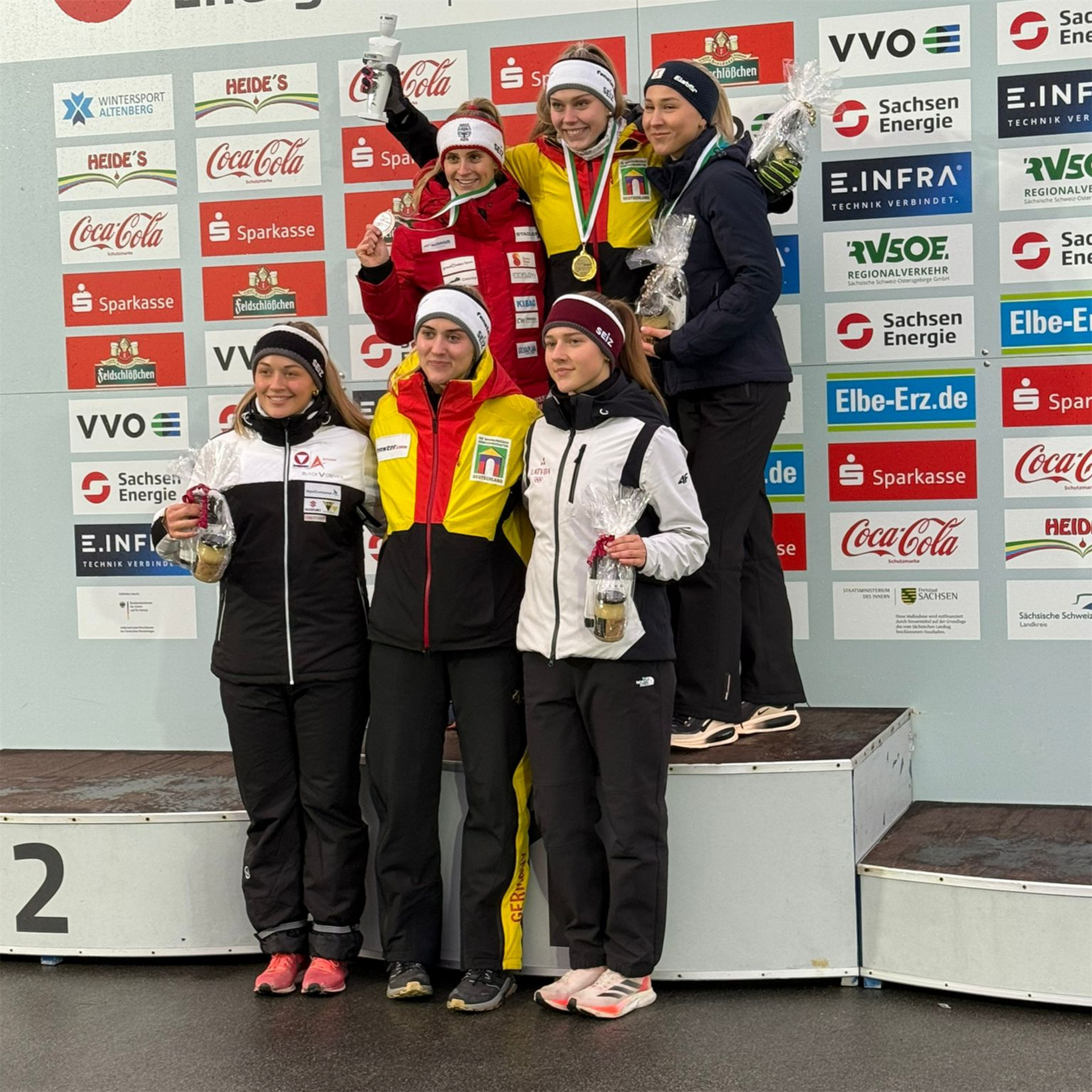 Edelmetall beim Skeleton EC in Altenberg
