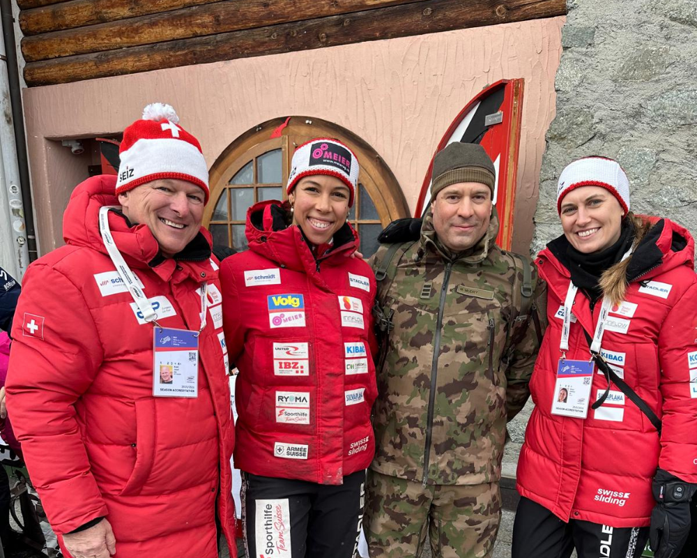 Swiss Sliding trifft Schweizer Armee in St. Moritz