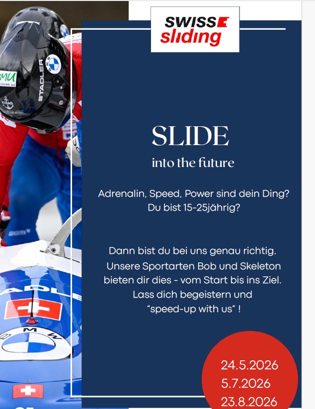 Swiss Sliding Schnuppertage 2026