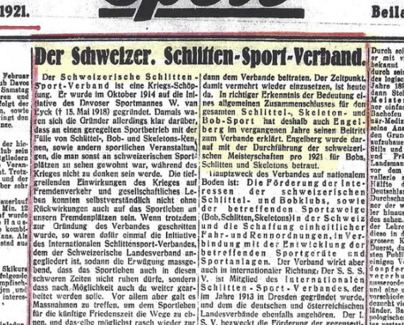 112 Jahre Swiss Sliding - Unsere Geschichte begann bereits 1914